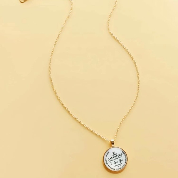 IMPERFECTION ONLY 4 LEFT To my Daughter necklace! - Picture 3 of 3
